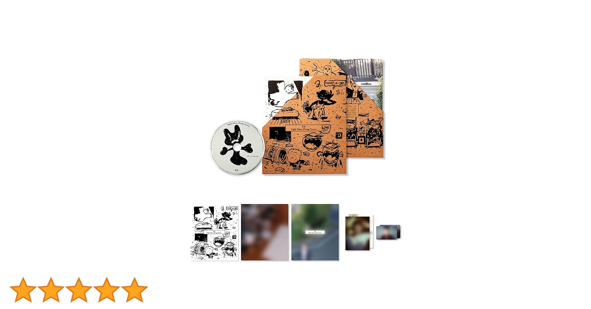 RM 『RIGHT PLACE, WRONG PERSON』 レコード Right Place, Wrong Person【アナログ】 | RM | UNIVERSAL MUSIC